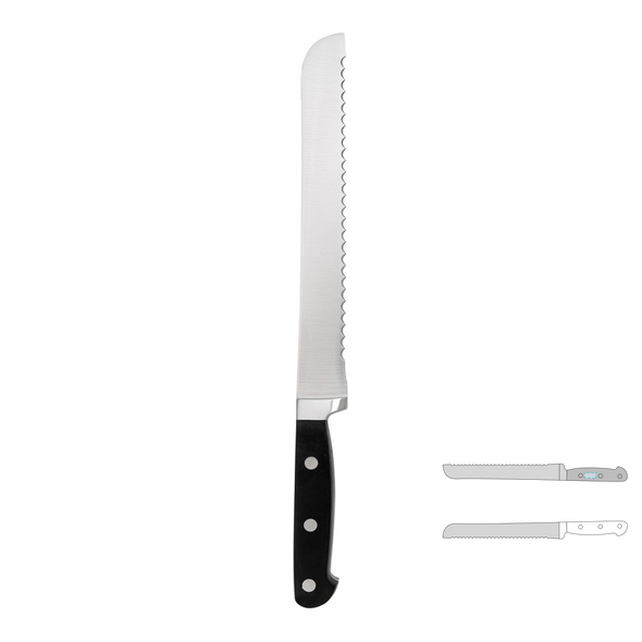 Bread Knife in Stainless Steel with ABS Handle